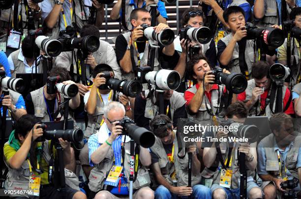 Swimmingillustration Illustratie, Photographers , Press, Natation, National Aquatics Center, Olymische Spelen, Jeux Olympique, Tim De Waele