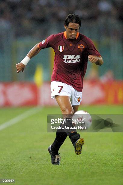 Diego Fuser of Roma in action during the pre-season friendly between AS Roma and Boca Juniors. AS Roma won the match 3-1. DIGITAL IMAGE Mandatory...