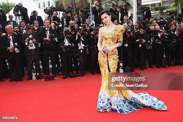 Fan Bing Bing attends the "Robin Hood" Premiere at the Palais des Festivals during the 63rd Annual Cannes Film Festival on May 12, 2010 in Cannes,...