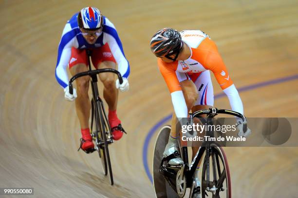 Track Bourgain Mickael , Bos Theo /Men Individual Sprint, Individuele Sprint Mannen, Track Pist, Laoshan Velodrome, Olymische Spelen, Jeux Olympique...