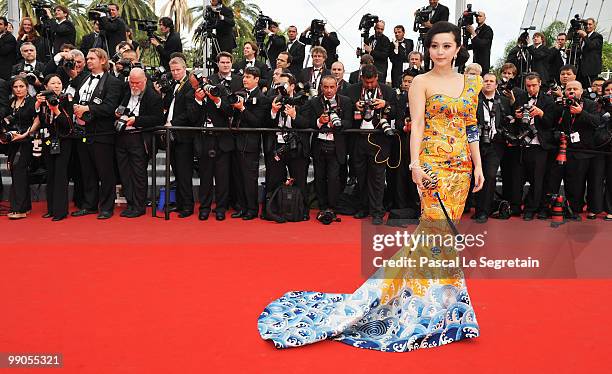 Fan Bing Bing attends the "Robin Hood" Premiere at the Palais des Festivals during the 63rd Annual Cannes Film Festival on May 12, 2010 in Cannes,...