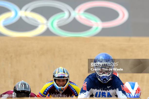 Beijing Olympics, Cycling : Bmxillustration Illustratie, Lakucs Ivo , Suarez Freitez Jonathan Fernando , Robinson Donny , Sakamoto Akifumi , Willers...