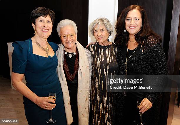 Caroline Burstein, Rosita Missoni, Joan Burstein and Angela Missoni attend the party to celebrate Browns' 40th Anniversary, at The Regent Penthouses...