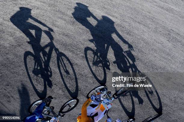 Beijing Olympics, Cycling : Bmxillustration Illustratie, Klaus Lieke , Madill Luke , Dutto Maria Belen , Shadow Hombre Schaduw, Women Vrouwen,...