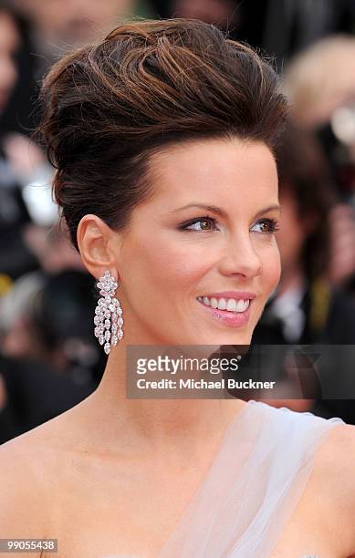Jury member Kate Beckinsale attends the "Robin Hood" Premiere at the Palais des Festivals during the 63rd Annual Cannes Film Festival on May 12, 2010...