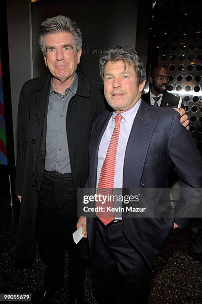 *Exclusive* Tom Freston and Jann Wenner attends the "Stones in Exile" screening at The Museum of Modern Art on May 11, 2010 in New York City. The...