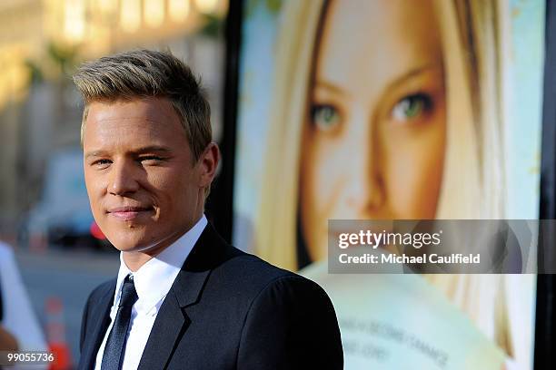 Actors Christopher Egan arrives at the Los Angeles premiere of Summit Entertainment's "Letters to Juliet" at Grauman's Chinese Theatre on May 11,...