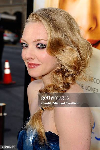 Actress Amanda Seyfried arrives at the Los Angeles premiere of Summit Entertainment's "Letters to Juliet" at Grauman's Chinese Theatre on May 11,...