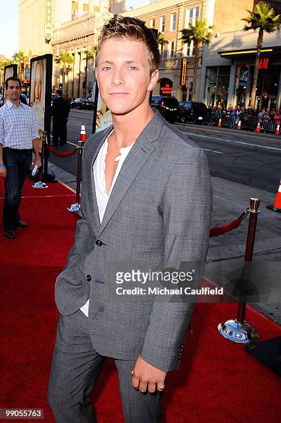 Actor Charlie Bewley arrives at the Los Angeles premiere of Summit Entertainment's "Letters to Juliet" at Grauman's Chinese Theatre on May 11, 2010...