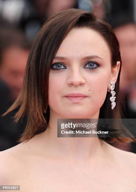 Actress Sarah Forestier attends the 'Robin Hood' Premiere at the Palais De Festivals during the 63rd Annual Cannes Film Festival on May 12, 2010 in...