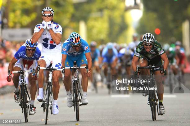 102Nd Paris-Toursarrival, Philippe Gilbert Celebration Joie Vreugde, Jan Kuyckx , Sebastien Turgot , Nicolas Vogondy , Saint-Arnoult-En-Yvelines -...