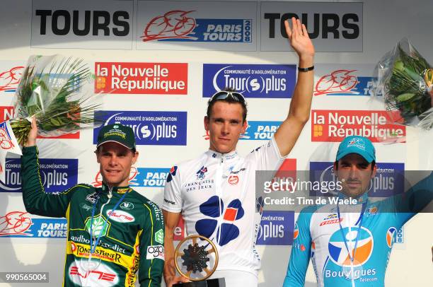 102Nd Paris-Tourspodium, Jan Kuyckx , Philippe Gilbert , Sebastien Turgot , Celebration Joie Vreugde /Saint-Arnoult-En-Yvelines - Tours , Parijs, Tim...