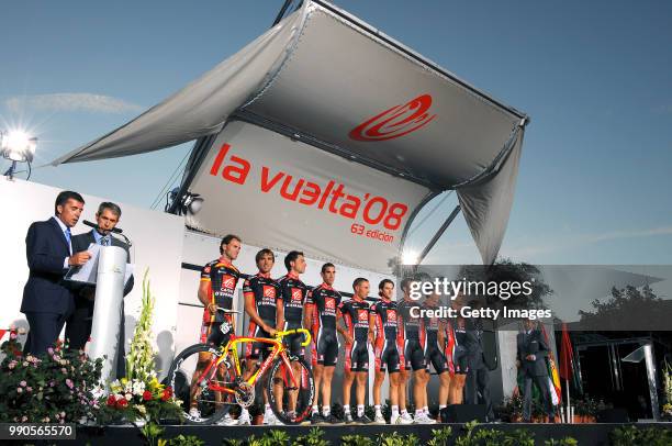 Tour Of Spain, Team Presentationvalverde Alejandro , Rroyo David , Garcia Acosta Vicente , Erviti Imanol , Moreno Fernandez Daniel , Losada Alberto ,...