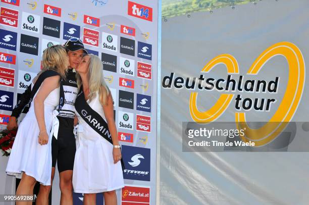 Tour Of Germany, Stage 1Podium, Linus Gerdemann Black Sprint Jersey, Celebration Joie Vreugde /Kitzbuhel - Hochfugen , Deutschland Tour, Tour...