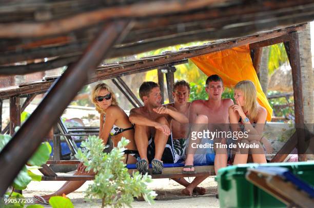 Curacao Hollidays Stijn Devolder + Tamara Wife Femme Vrouw, Wouter Weylandt , Jurgen Van Den Brouck + Niki Girlfriend Copine Vriendin, Lions Dive...