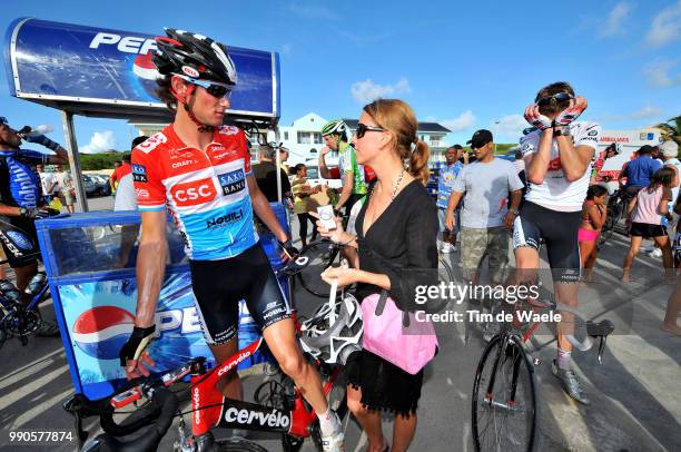 Amstel Curacao Racefrank Schleck + Martine Schmid Girlfriend Copine Vriendin, Andy Schleck , Lions Dive Hotel, Tim De Waele