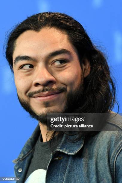 February 2018, Germany, Berlin, Berlinale 2018, photocall, 'Museum' : Actor Bernardo Velasco. The film runs in the 'Berlinale Special' section as...