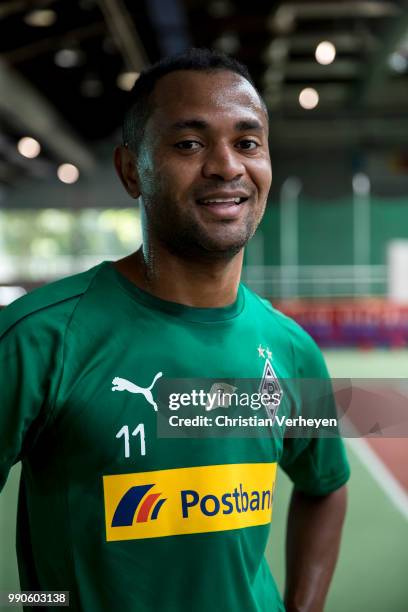 Raffael during a lactate test of Borussia Moenchengladbach at Esprit Arena on July 03, 2018 in Duesseldorf, Germany.