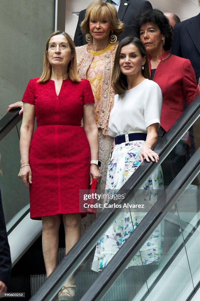 Queen Letizia Attends An Event Organized By  'Mujeres Por Africa' Foundation