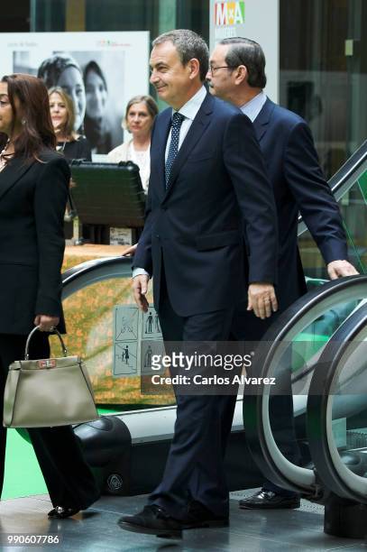 Jose Luis Rodriguez Zapatero attends an event organized by 'Mujeres por Africa' Foundation on July 3, 2018 in Madrid, Spain.