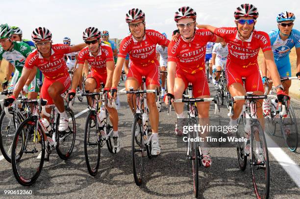 Tour Of Spain, Stage 21Team Cofidis, Duque Leonardo , Sebastien Minard , Kevin De Weert , Nick Nuyens , Bingen Fernandez , San Sebastian De Los Reyes...