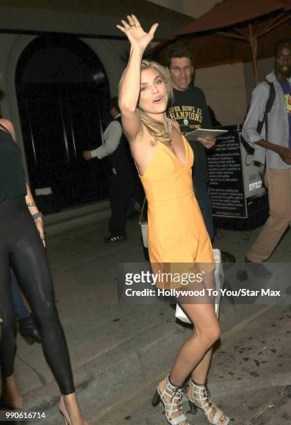 AnnaLynne McCord is seen on July 2, 2018 in Los Angeles, California.