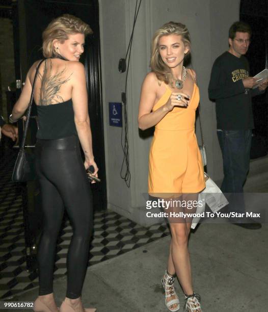 AnnaLynne McCord and Angel McCord are seen on July 2, 2018 in Los Angeles, California.