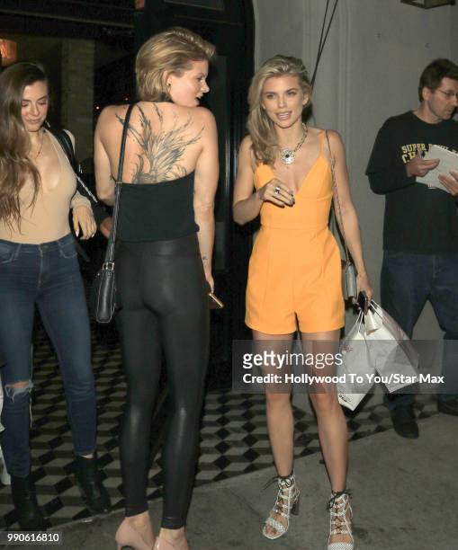 AnnaLynne McCord and Angel McCord are seen on July 2, 2018 in Los Angeles, California.