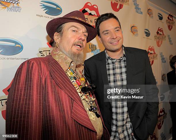 Dr John and Jimmy Fallon attends the "Stones in Exile" screening at The Museum of Modern Art on May 11, 2010 in New York City. The documentary...