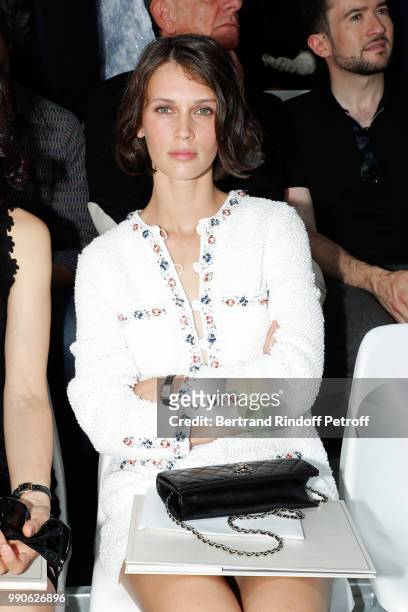 Marine Vacth attends the Chanel Haute Couture Fall Winter 2018/2019 show as part of Paris Fashion Week on July 3, 2018 in Paris, France.