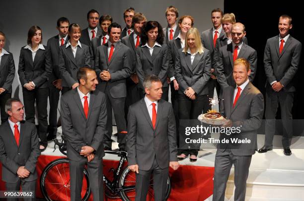 Cervelo Test Team 2009, Presentationthor Hushovd Birthday Anniversaire Verjaardag, Jean-Paul Van Poppel Sportsdirector, / Equipe Ploeg , Tim De Waele