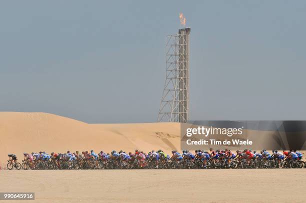 8Th Tour Of Qatar, Stage 6Illustration Illustratie, Peleton Peloton, Dessert Woestijn, Landscape Paysage Landschap /Sealine Beach Resort - Doha...