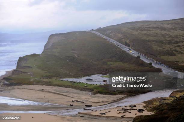 Tour Of California, Stage 2Illustration Illustratie, Peleton Peloton, Beach Plage Strand, Landscape Paysage Landschap /Sausalito - Santa Cruz ,...