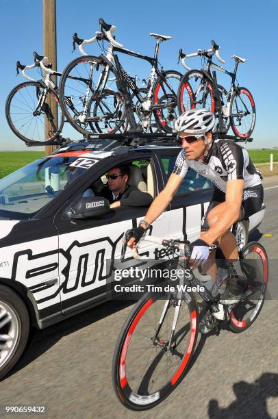 Tour Of California, Stage 5Alexandre Moos , John Lelangue Sportsdirector Team Bmc, Visalia - Paso Robles /Ronde, Rit Etape, Tim De Waele