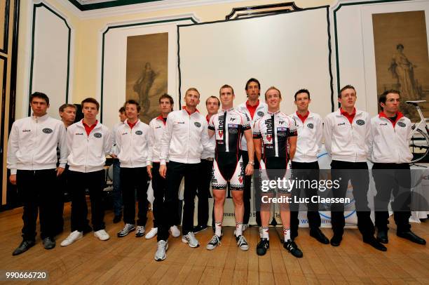 Team Cinelli Down Under 2009Presentation Voorstelling, Equipe Ploeg, D'Amelio Chris , Mitchell Nick , Nankervis Tommy , Furmston Daniel , Hutchings...