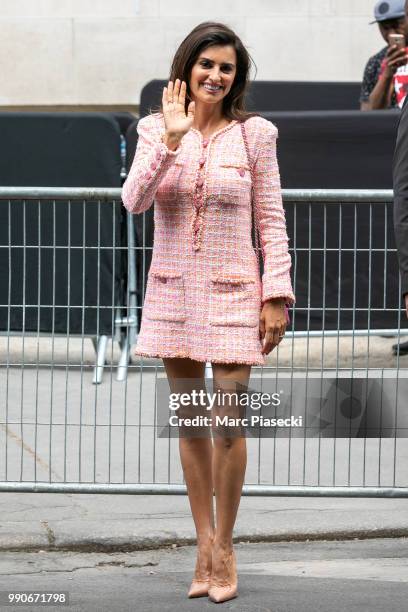 Actress Penelope Cruz attends the Chanel Haute Couture Fall/Winter 2018-2019 show as part of Paris Fashion Week on July 3, 2018 in Paris, France.