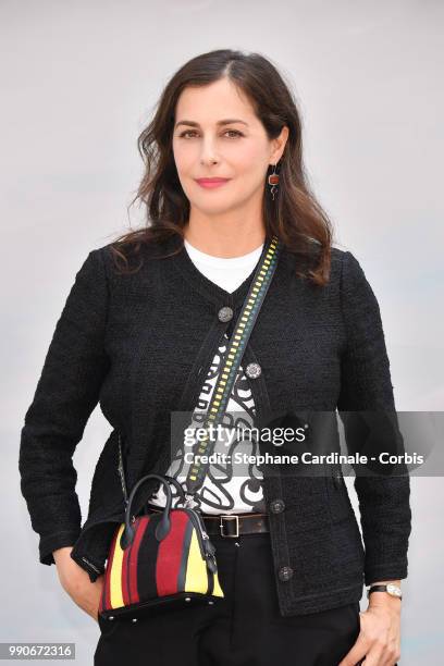 Actress Amira Casar attends the Chanel Haute Couture Fall/Winter 2018-2019 show as part of Haute Couture Paris Fashion Week on July 3, 2018 in Paris,...