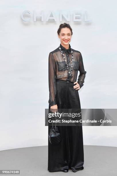 Dorothee Gilbert attends the Chanel Haute Couture Fall/Winter 2018-2019 show as part of Haute Couture Paris Fashion Week on July 3, 2018 in Paris,...