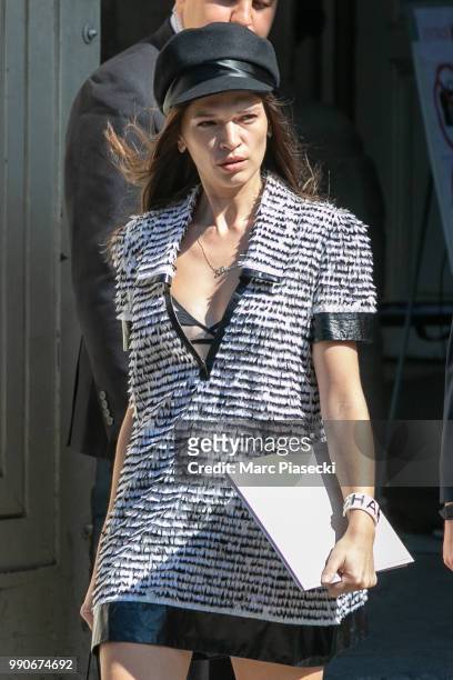 Actress Anna Brewster attends the Chanel Haute Couture Fall/Winter 2018-2019 show as part of Paris Fashion Week on July 3, 2018 in Paris, France.