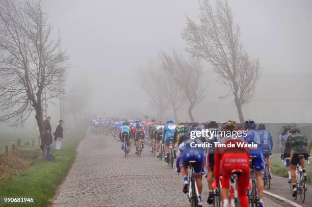 Tour Of Flanders, Elite Menillustration Illustratie, Peleton Peloton, Fog Brouillard Mist, Landscape Paysage Landschap /Brugge - Meerbeke /Ronde Van...