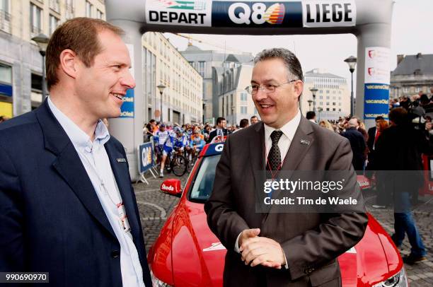 Liege -Bastogne -Liege 2009 Christian Prudhomme , Ahmed Aboutaleb Mayor Mair Burgemeester Rotterdam City Ville Stad , Luik - Ans /Luik -Bastenaken,...