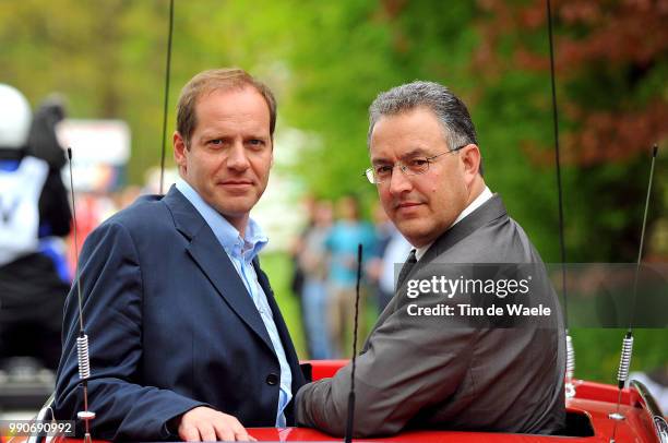 Liege -Bastogne -Liege 2009 Christian Prudhomme , Ahmed Aboutaleb Mayor Mair Burgemeester Rotterdam City Ville Stad , Luik - Ans /Luik -Bastenaken,...