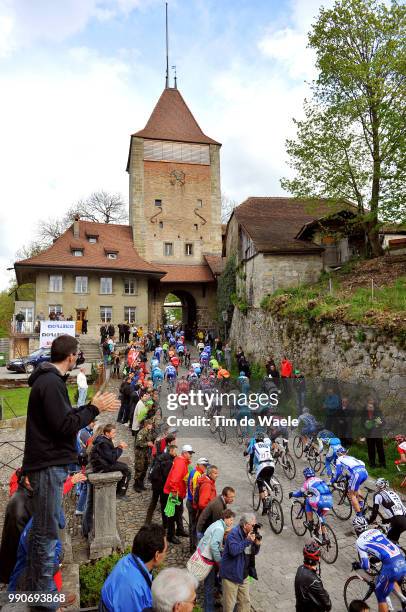 Tour Romandie 2009, Stage 1Illustration Illustratie, Peleton Peloton, Fribourg Beau Chemin, Landscape Paysage Landschap /Montreux - Fribourg , Ronde,...