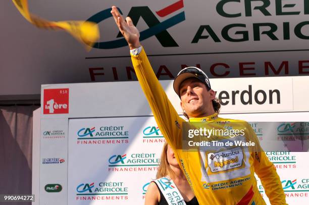 Tour Romandie 2009, Stage 3Podium, Rabon Frantisek Yellow Jersey, Team Columbia Celebration Joie Vreugde /Yverdon Les Bains - Yverdon Les Bains Team...