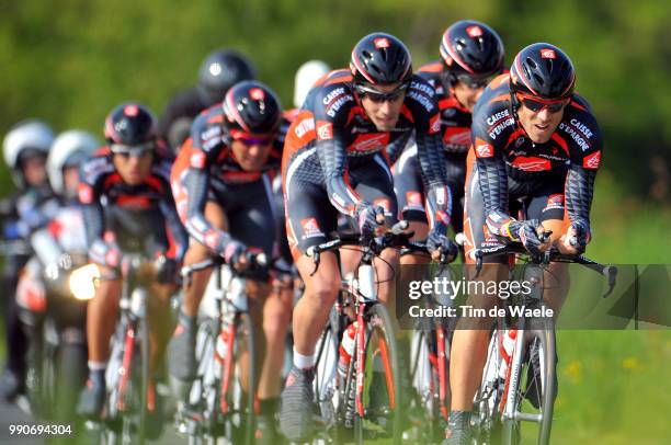 Tour Romandie 2009, Stage 3Team Caisse D Epargne , Valverde Alejandro , Amador Andrey , Charteau Antony , Lastras Pablo , Losada Alberto , Portal...