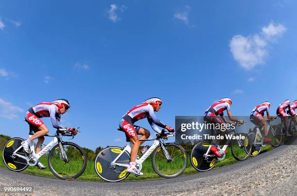 Tour Romandie 2009, Stage 3Illustration Illustratie, Team Silence Lotto /Yverdon Les Bains - Yverdon Les Bains Team Time Trial, Contre La Montre Par...