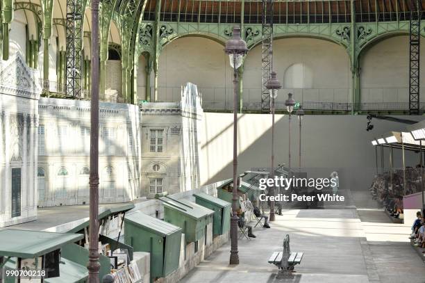 Adut Akech walks the runway during the Chanel Haute Couture Fall Winter 2018/2019 show as part of Paris Fashion Week on July 3, 2018 in Paris, France.