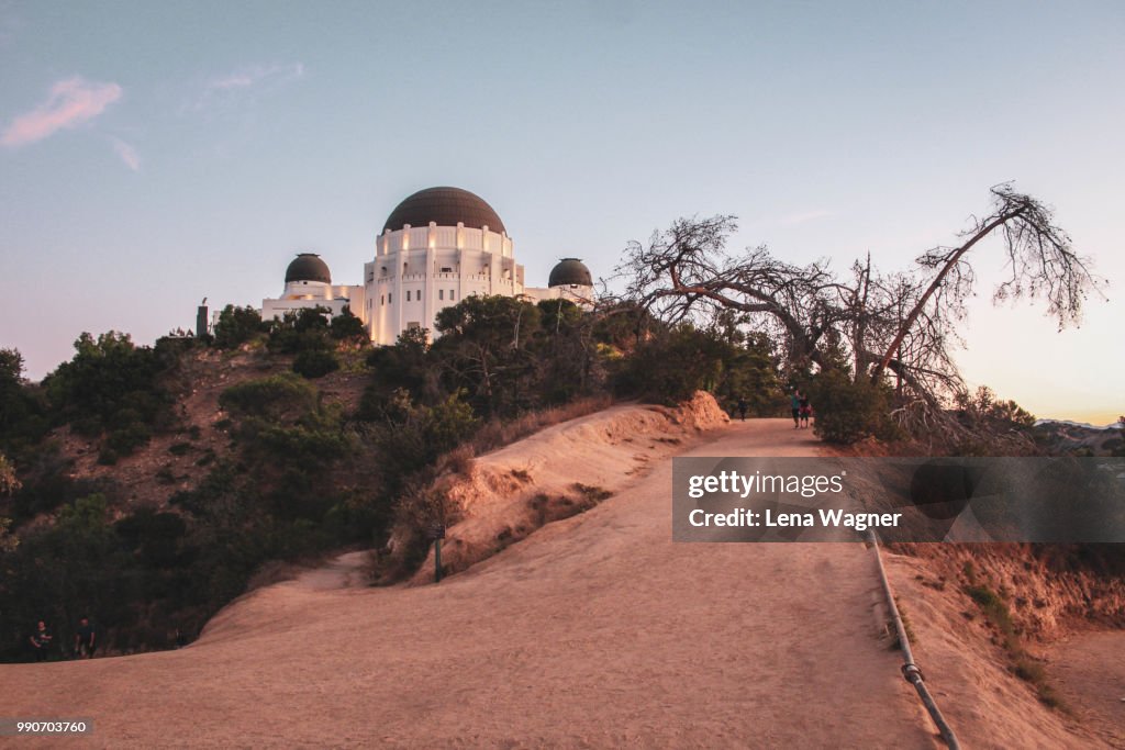 Hiking Trail Toward Griffith Observatory
