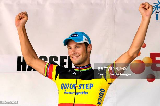 Eneco Tour 2009, Stage 3 Podium, Boonen Tom Celebration Joie Vreugde, Niel - Hasselt /Rit Etape, Tim De Waele