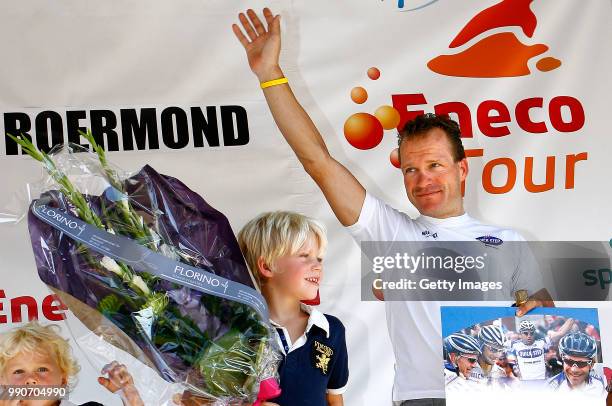 Eneco Tour 2009, Stage 6 Podium, Steven De Jongh + Jesper And Jorne De Jongh Son Fils Zoon, Celebration Joie Vreugde, Good Bye /Genk - Roermond /Rit...